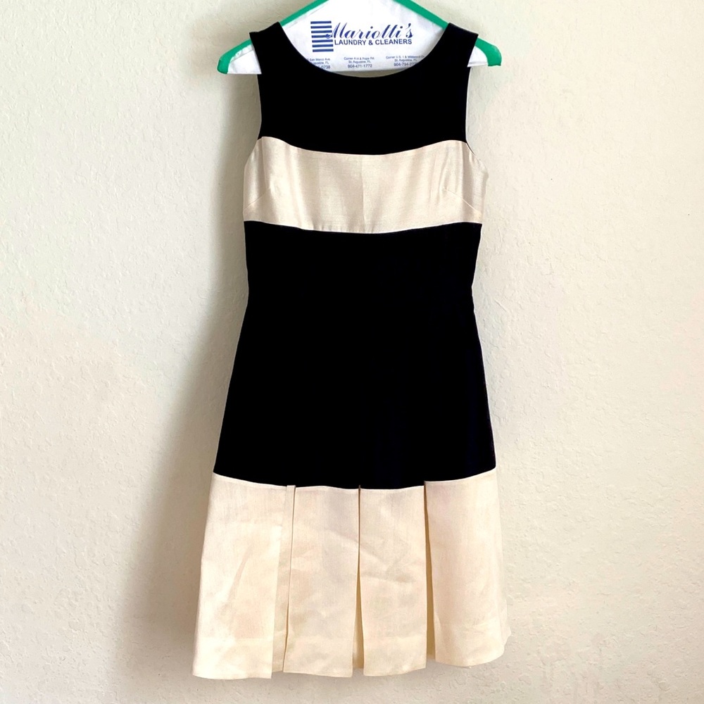 Kate Spade Gayle Dress, Fit & Flare with Pockets - Black & White